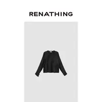 【RENATHING】新中式斜襟印花上衣