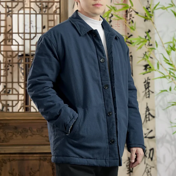 防寒棉袄唐风棉服外套加厚加棉保暖冬季新款宽松国风新中式男装