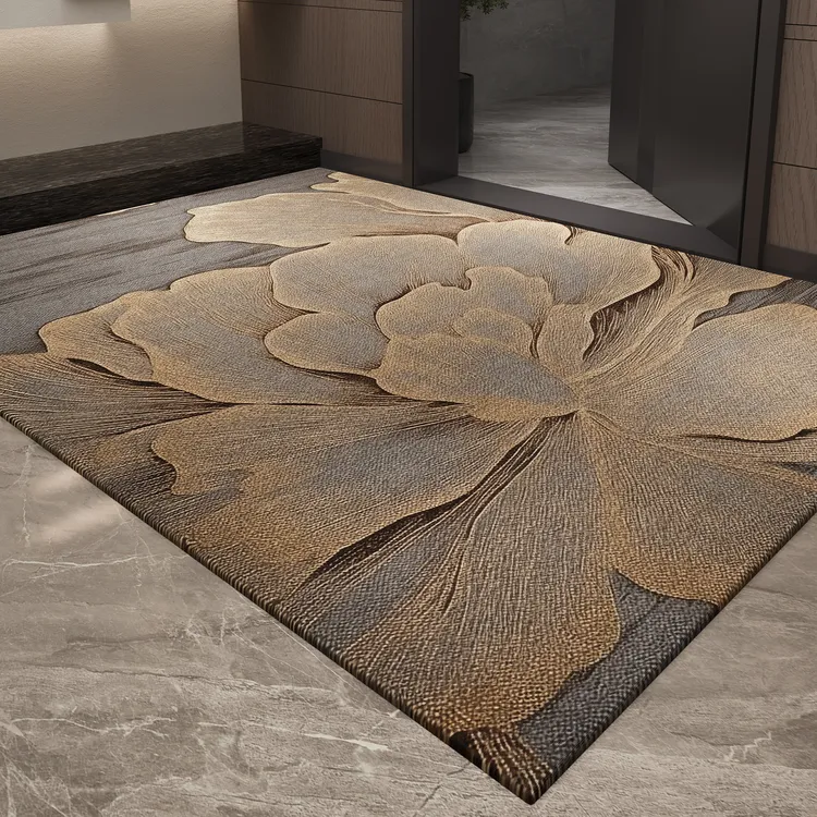 忘忧虫轻奢高级感入户门垫免洗耐脏防滑玄关脚垫可裁剪进门地毯