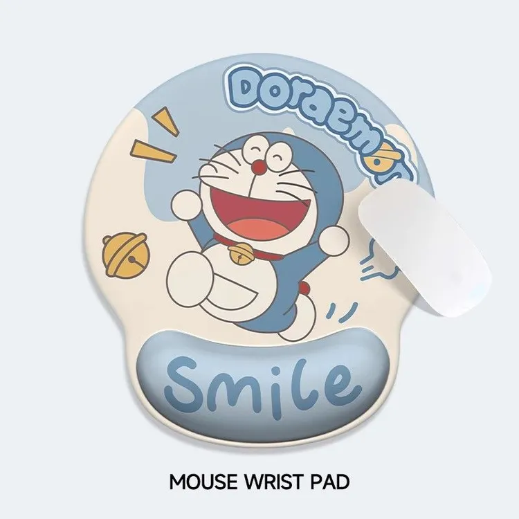 叮当猫鼠标垫创意文字个性办公学生宿舍护腕手托可爱上上签鼠标垫