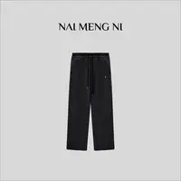 【火火】秋冬针织高腰直筒宽松简约休闲裤26N23368