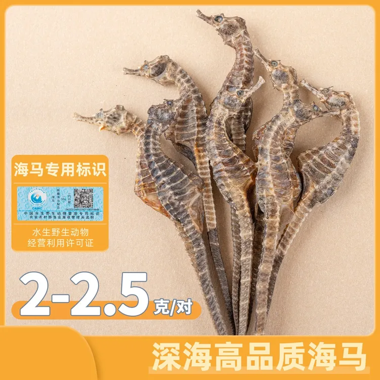 【严选】深海溯源正品海马夫妻小朋友煲汤