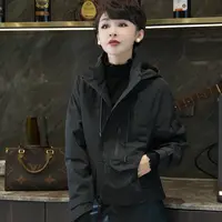 【染霞漫行】休闲风百搭三防连帽冲锋衣外套 5176