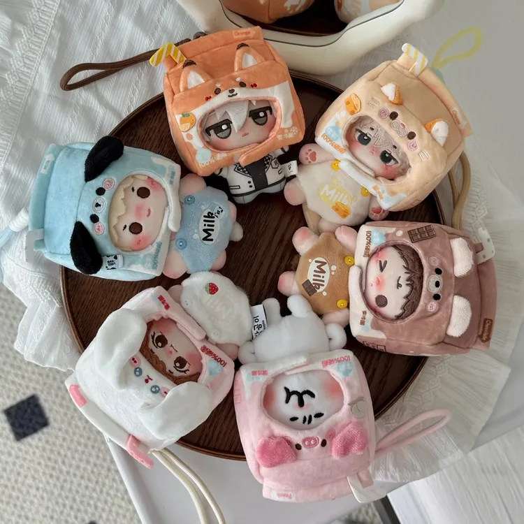 10cm牛奶盒  10cm棉花娃娃娃衣 无属性娃衣