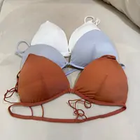 薄款聚拢透气前扣美背无钢圈内衣