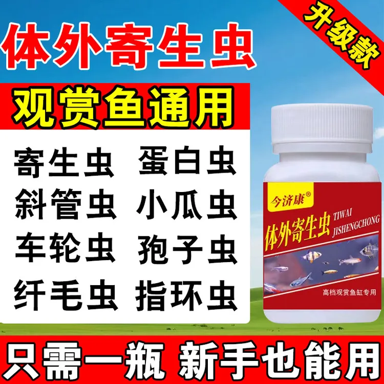 今济康水族专用体外寄生i虫专用i鱼粉