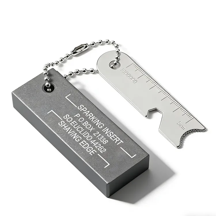 打火镁棒镁块户外野营生存装备带刻度尺金属刮片方便耐用耐高温