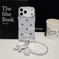 ins韩风高级星星挂件手绳适用苹果171615手机壳iPhone16pro女1413