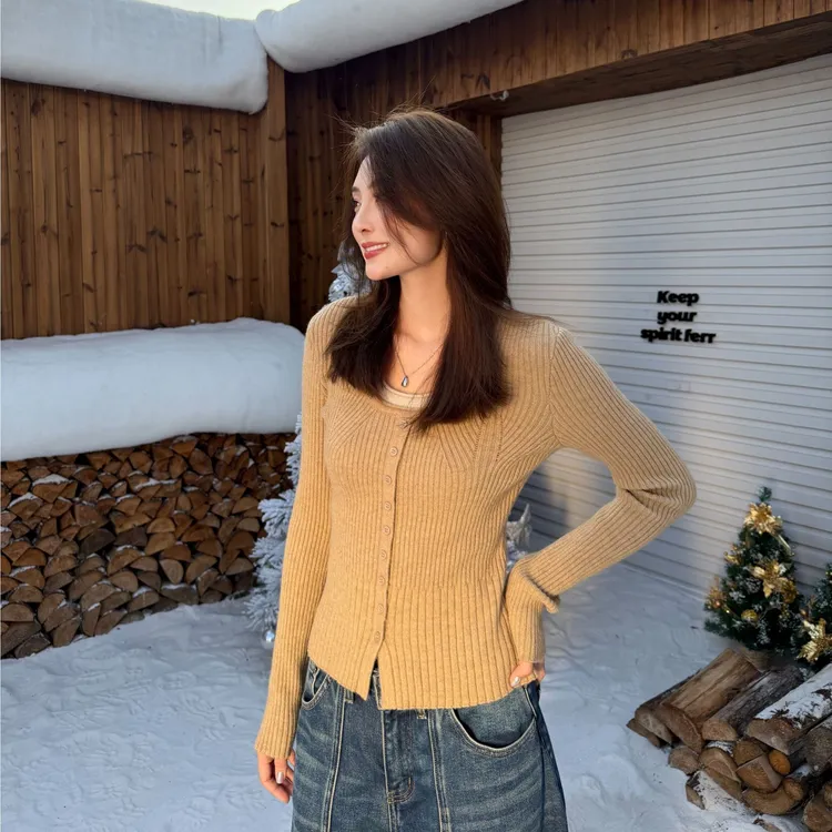 Moprobably李予诺「重彩」时尚个性百搭撞色套头针织衫L5476190