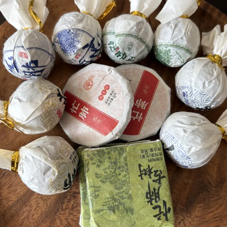 忙肺古树样品茶组合装（6款我们家非常具有带表性的茶叶）