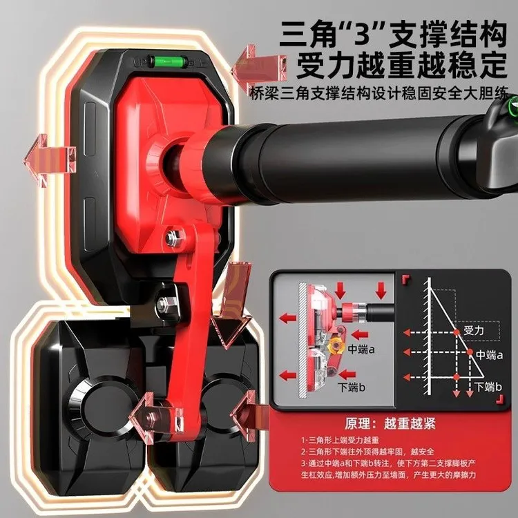 引体向上家用单杠不打孔不伤墙面过道练胸门框单杠器械