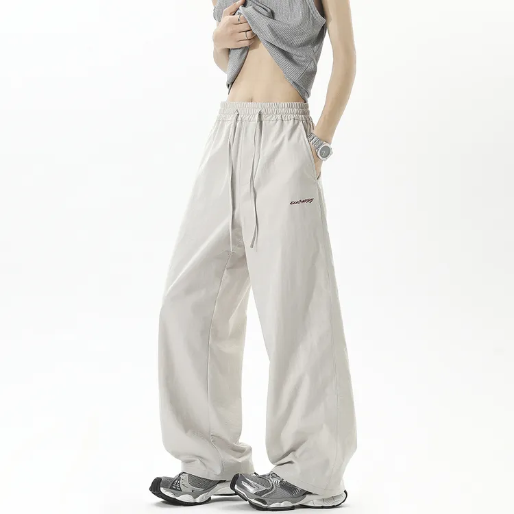 JUJUPS裤子男款夏季薄款男生休闲裤百搭宽松冰丝裤夏天长裤速干裤