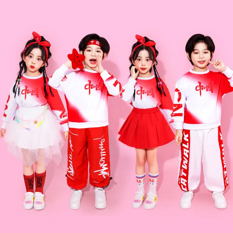 2025新款衣服儿童秋款儿童套装演出服时尚韩国庆节儿童衣服演户外