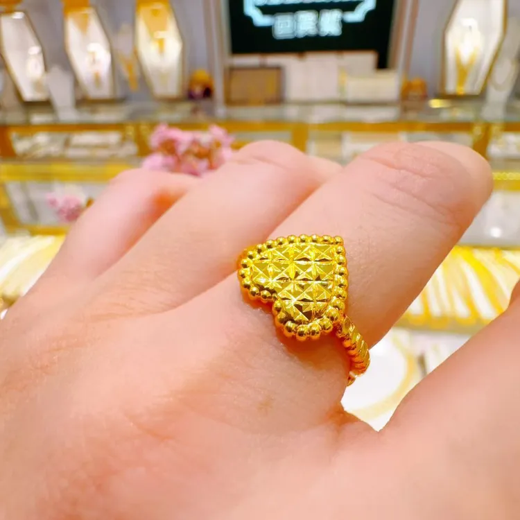 合金戒指 0.07g 爱心款式时尚戒指