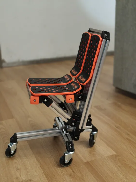 折叠万向轮椅子升降款DIY定制diy材料铝型材包（不包邮购前咨询）