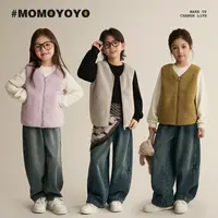 【暖心】男女童双面绒马甲外穿秋冬装保暖宽松儿童外套8805D