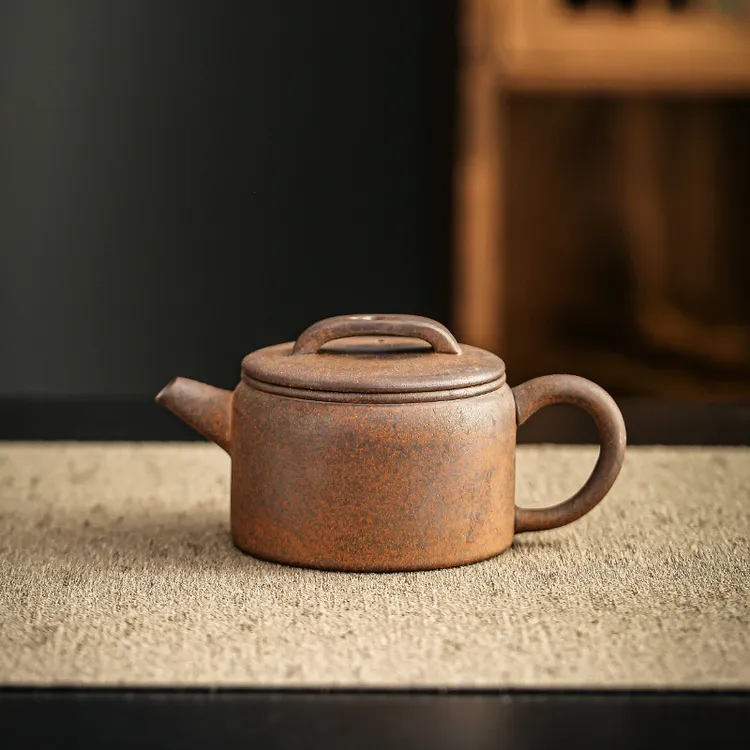 原矿老岩泥陶瓷汉瓦壶茶具器具大容量中式功夫茶具茶壶茶具套装1