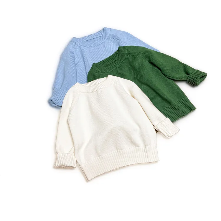 闭眼入~2025秋新款儿童宽松保暖毛衣韩版男女宝宝复古套头针织衫