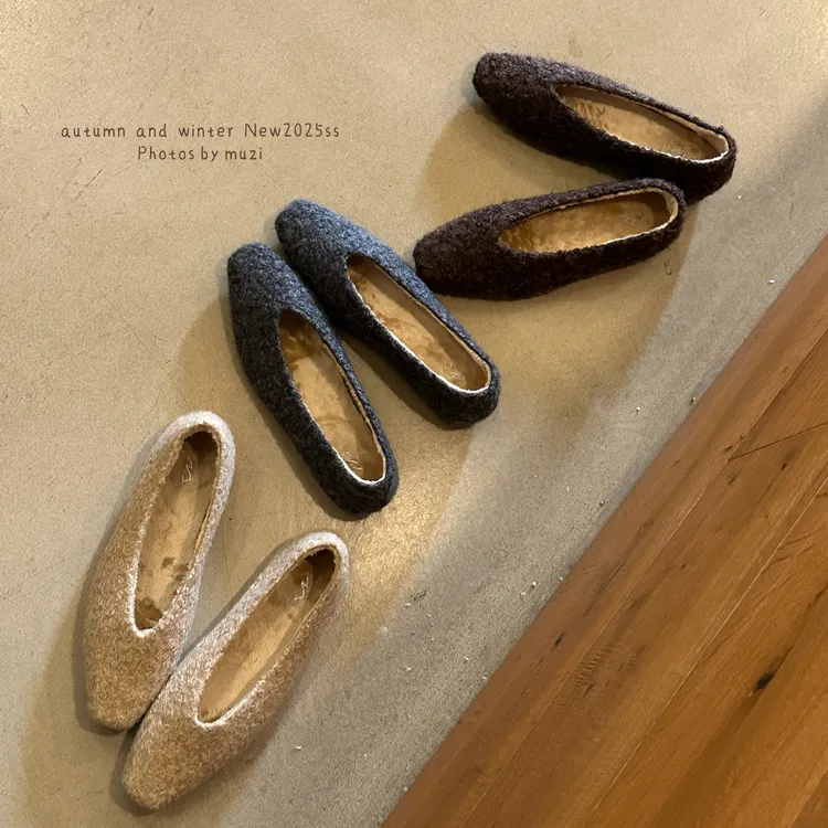 冬日温暖推荐毛绒➕绒内里 主打保暖舒适小众设计内增高气质简约