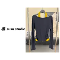 MM2025新款早秋新品时髦洋气露肩长袖上衣090