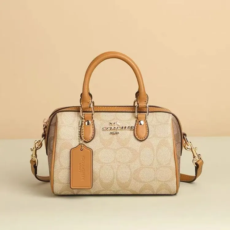 女包2025新款时尚洋气手提波士顿真皮斜挎包包女款爆款2025新款