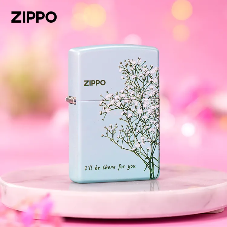 ZIPPO/之宝打火机【夜光白漆满天星】防风原装男士经典送礼DYJ1H1X1