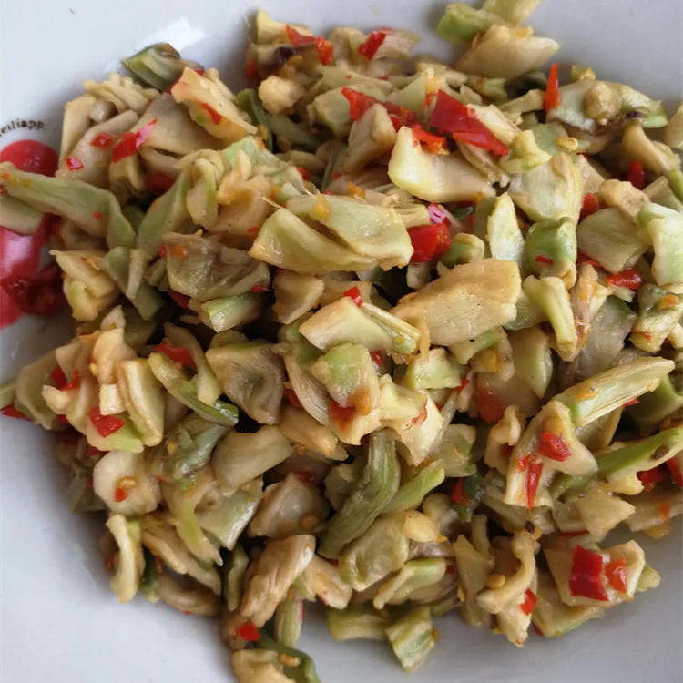 腌莴笋丁湖北麻城特产盐莴苣农家手工制作下饭菜酱莴笋500克包邮