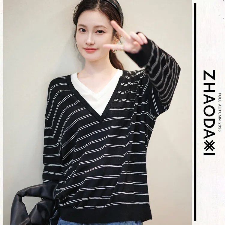 【赵大喜】航线针织衫 | 肤感羊毛/假两件