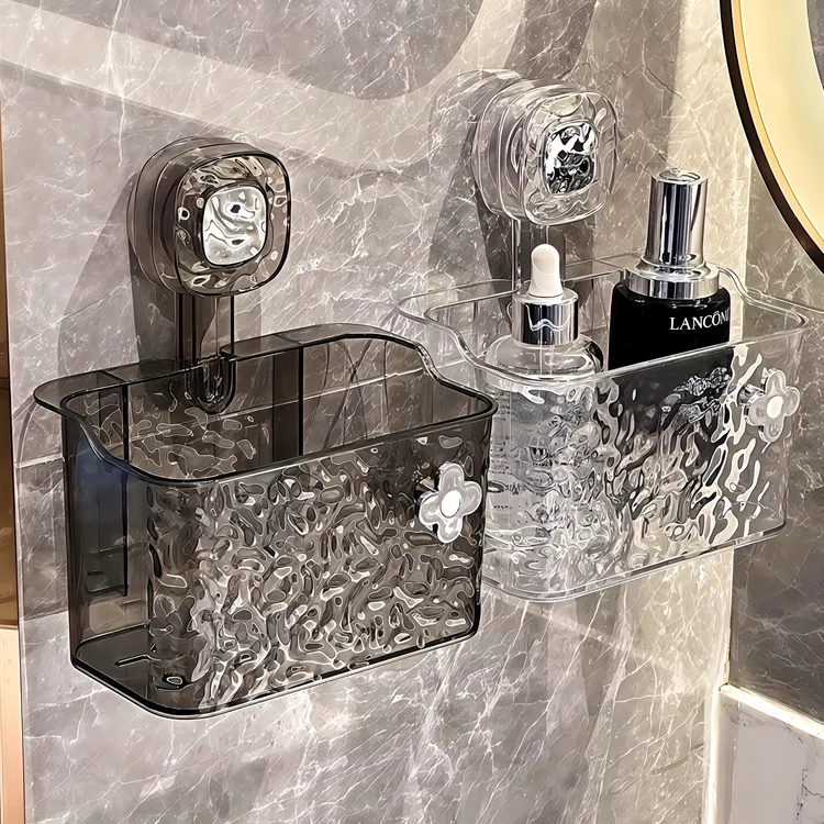吸盘废弃洗脸巾收纳盒壁挂式卫生间浴室洗手台擦脸巾洗手间置物架