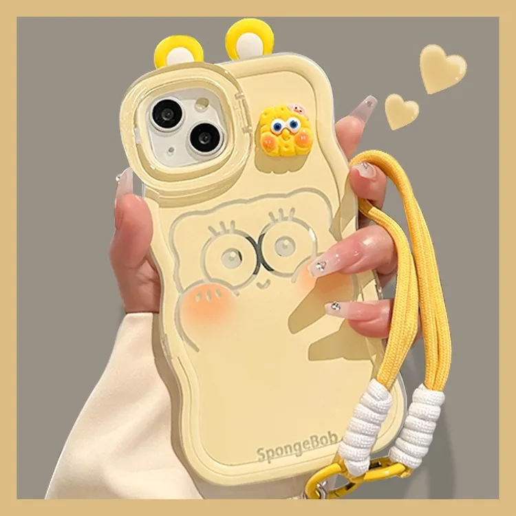 派大星海绵宝宝适用苹果17promax双支架手机壳华为oppo/vivo小米