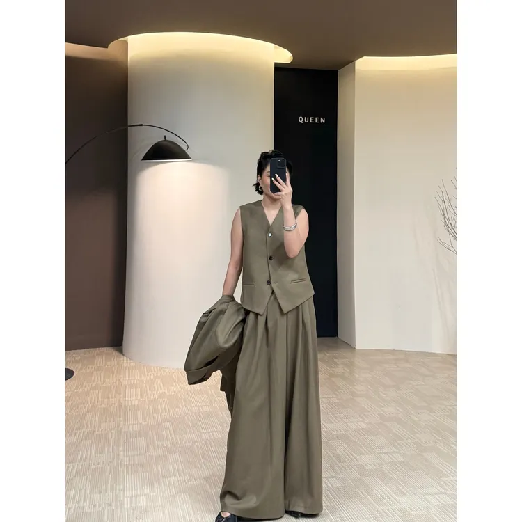 美丽私服极简气质西服3件套160斤以内（251195）