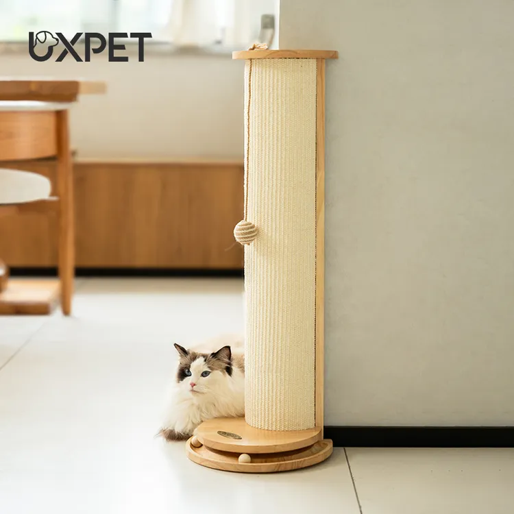 优小派墙角剑麻猫抓柱立式靠墙猫抓板转角猫爬架防猫抓沙发保护
