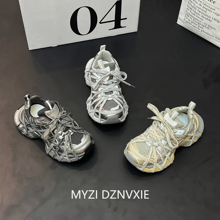 MY子　•　防滑休闲时尚鞋ins透气老爹鞋厚底鞋子网红百搭夏季户外