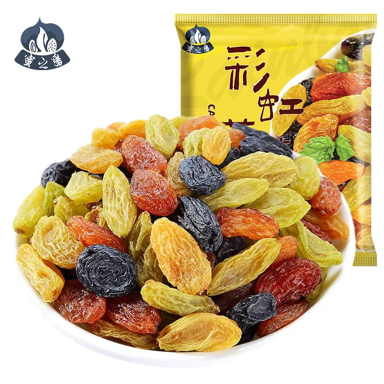 【蜜之番】新疆特产吐鲁番彩虹葡萄干125g*8袋