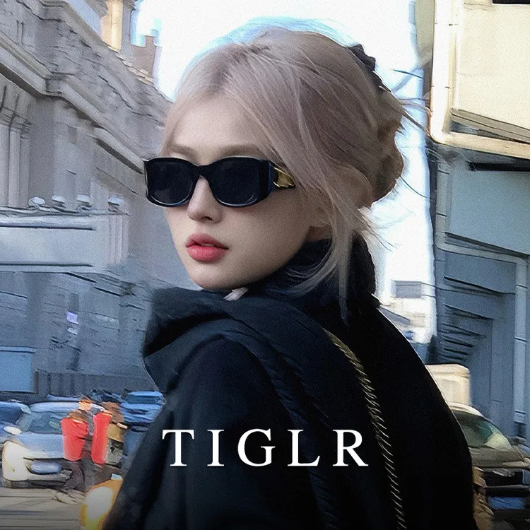 帝格勒猫眼墨镜女款方圆脸方框复古凯旋门新款防晒紫外线太阳眼镜