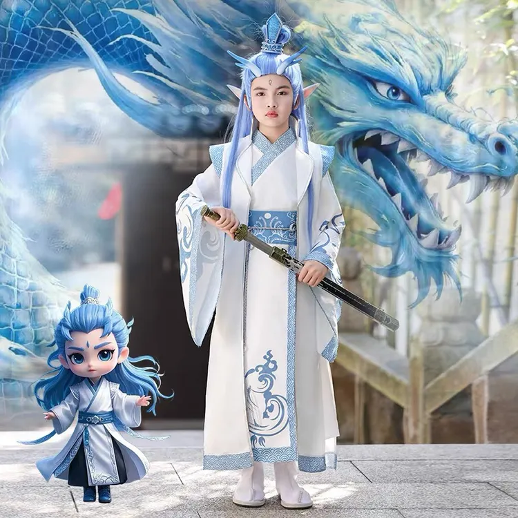 【敖丙】哪吒之魔童降世闹海敖丙衣服国风服装cos服套装汉服演出服