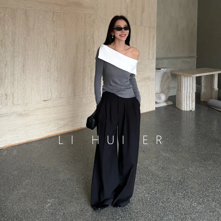 LiHuiEr李慧儿【巴赫旧约】2025秋季百搭舒适针织上衣LL025646