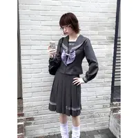【梗豆物语】雪霁百合*簌簌*中间服jk制服女套装学院风日系新款