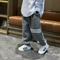 男童春秋长裤休闲裤2025新款中大童韩版洋气学院风裤子童装秋装潮