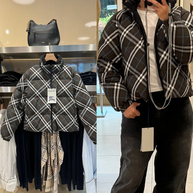 未使用 BURBERRY/博柏利 巴宝莉女装双面鹅绒羽绒服外套 81039291