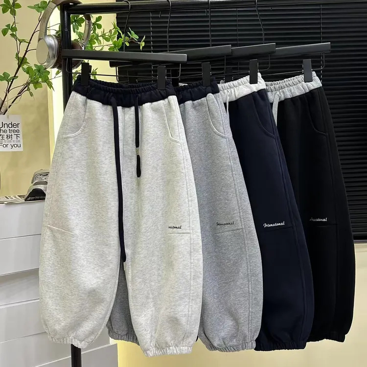 【单裤/加绒】儿童裤子秋冬款男童运动裤2025新款时尚中大童休闲裤