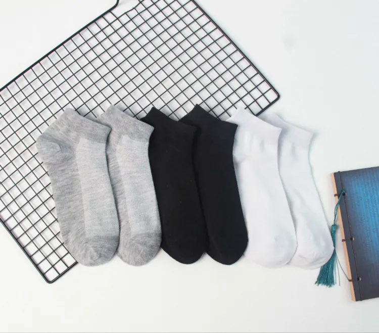 男士短袜夏季薄款透气吸汗低帮浅口船袜休闲百搭