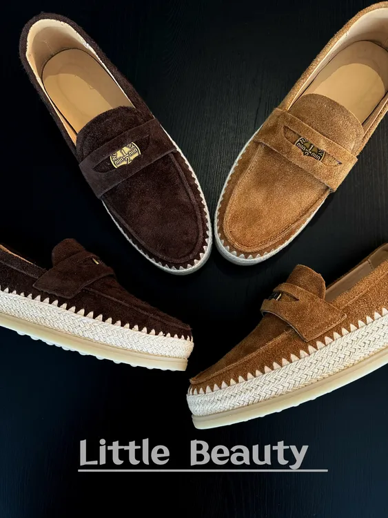 【大宁专属】头层牛皮Mm家金币超软秋冬乐福鞋