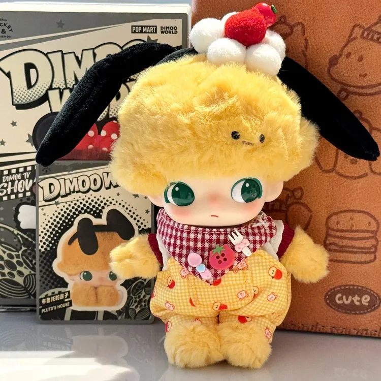 dimoo搪胶娃衣DIMOO迪士尼布鲁托高飞娃衣泡泡玛特盲盒挂件着替