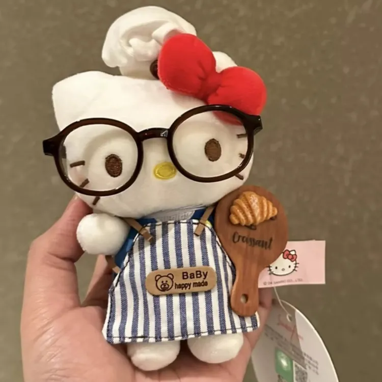 正版游Kitty猫咪玩偶包包装饰卡通可爱挂件kt钥匙扣装饰品礼物