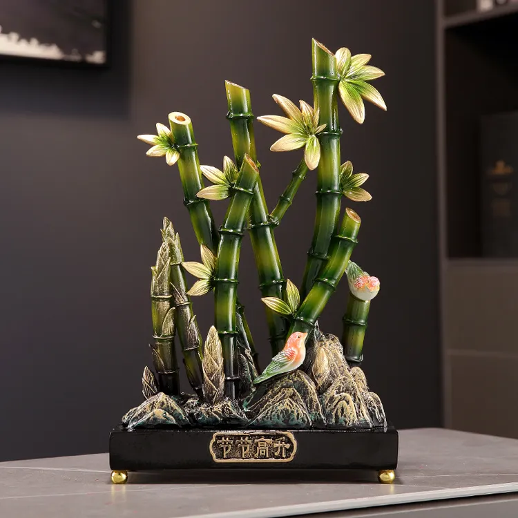 轻奢新中式电视柜酒柜装饰品玄关客厅网红家居物件礼物摆件工艺品