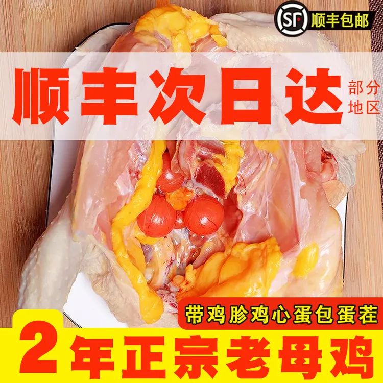 2年老母鸡农家散养走地鸡草鸡笨鸡月子鸡整只装新鲜现杀正宗土鸡