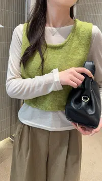 韩系8110圆领背心马甲叠穿