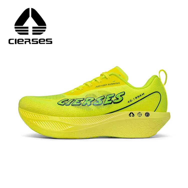 CIERSES/凯瑟士 悟空1.0全掌碳板跑步鞋马拉松专业竞速减震气垫鞋