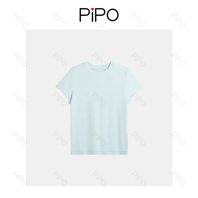 PIPO捡漏【小飞象】简约百搭女士短袖圆领修身T打底衫DD61T015